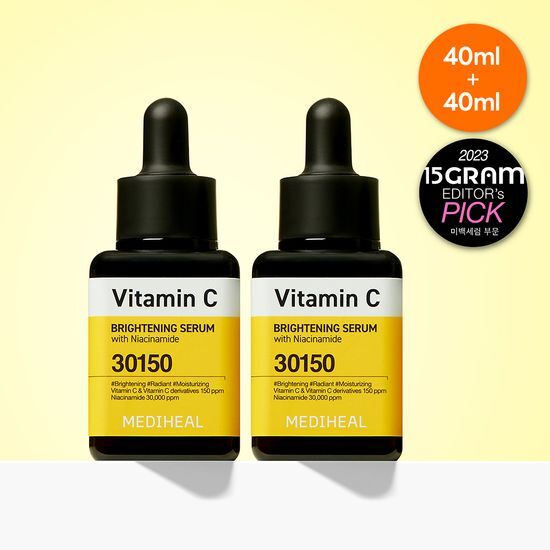 MEDIHEAL Vitamin C Brightening Serum | 40ml + 40ml