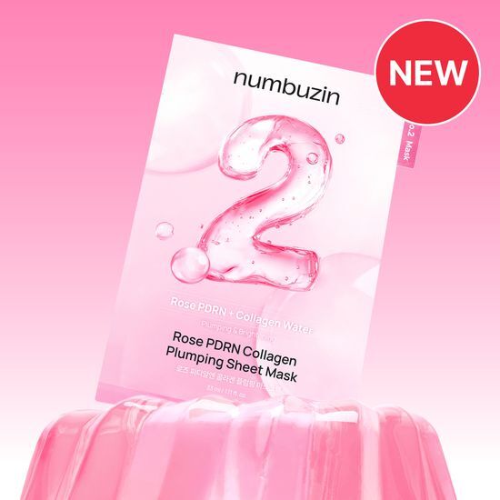 NUMBUZIN No. 2 Rose PDRN Collagen Plumping Mask | 10pcs