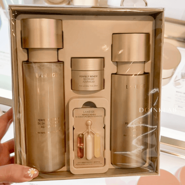 LANEIGE Perfect Renew 3X Skin Refiner 150ml + Emulsion 130ml Advanced Set