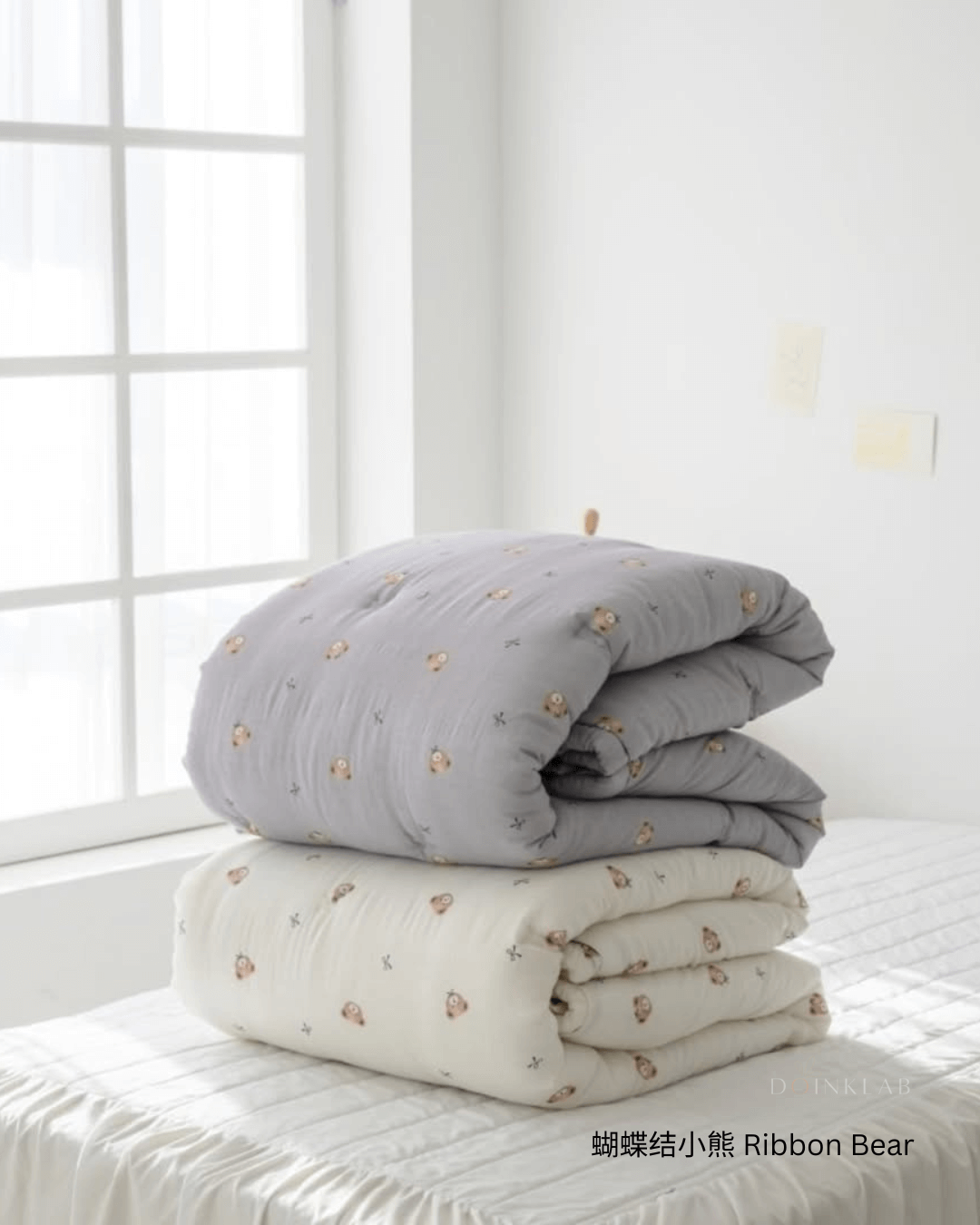 四季被  蝴蝶结小熊 Comforter Ribbon Bear