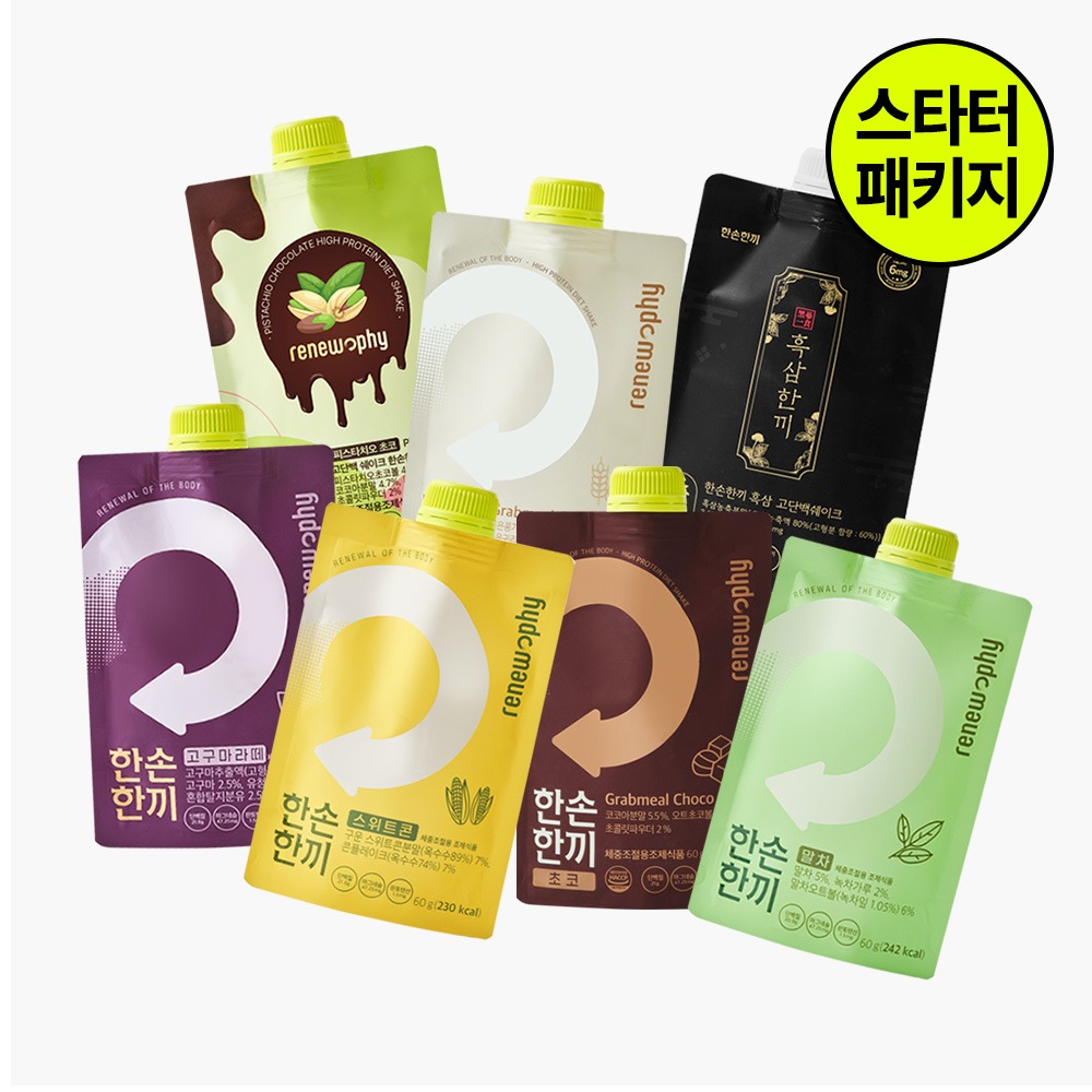 RENEW PHY Protein Shake Experience Pack for Meals 巧口奶昔 | 5 pcs