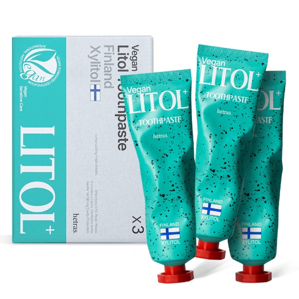 HETRAS Premium Litol Toothpaste 3ea