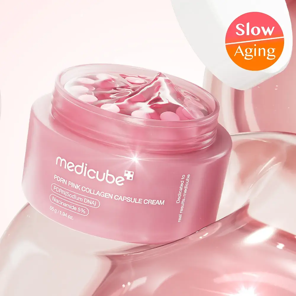 MEDICUBE PDRN Pink Collagen Capsule Cream 55g Set (+4.5g*2ea)