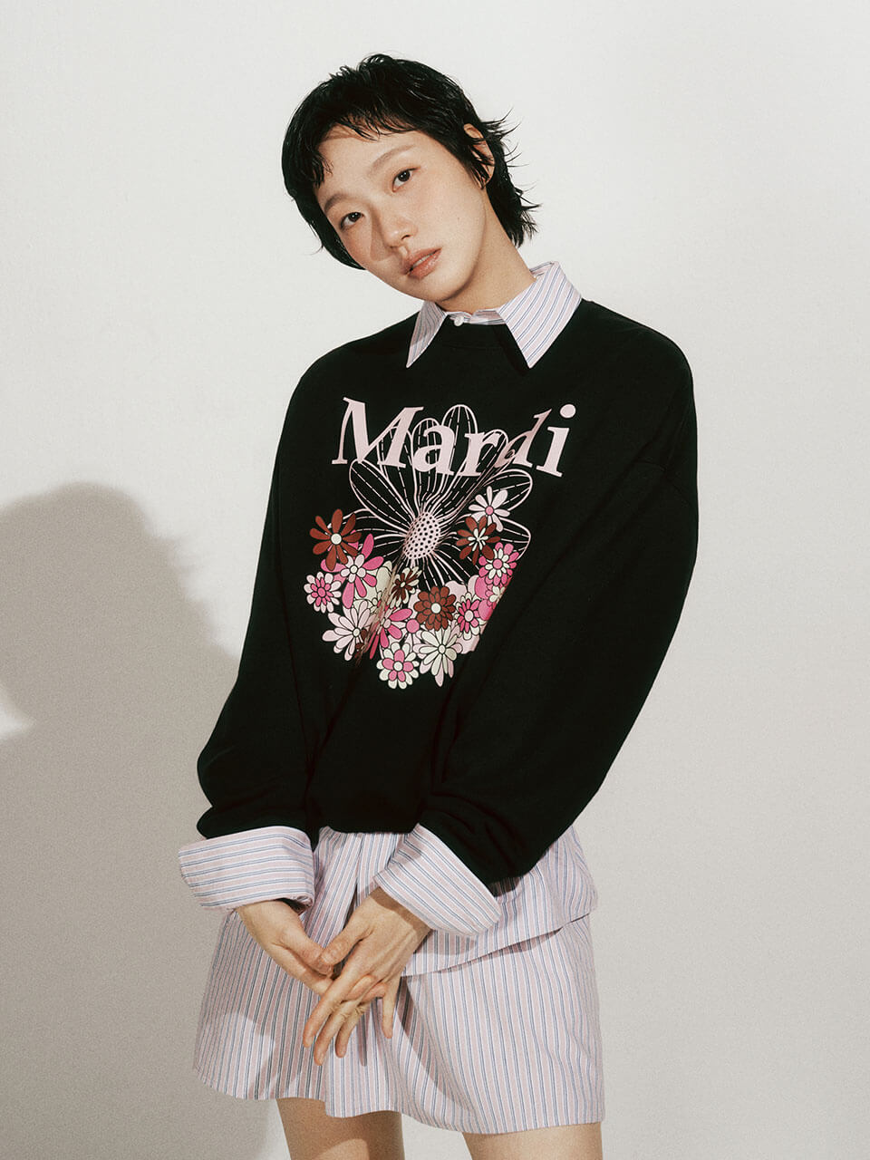 MARDI MERCREDI Sweatshirt Flowermardi Jardin