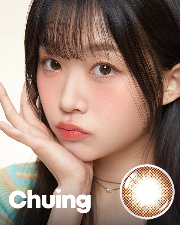[MONTHLY] OLENS Chuing Brown Contact Lens (2p)