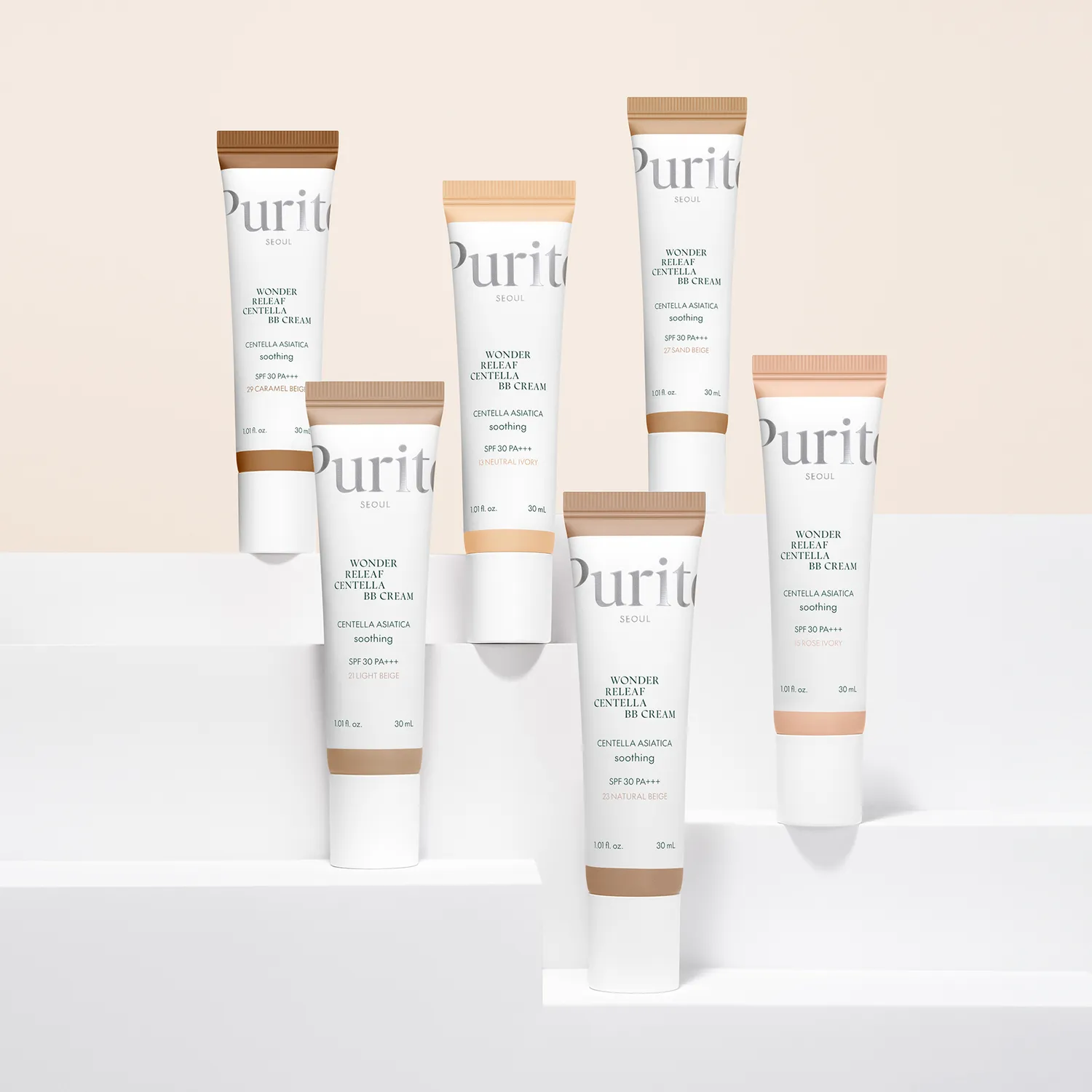 [BUY 1 FREE 1] PURITO Wonder Releaf Centella Bb Cream | 30ml