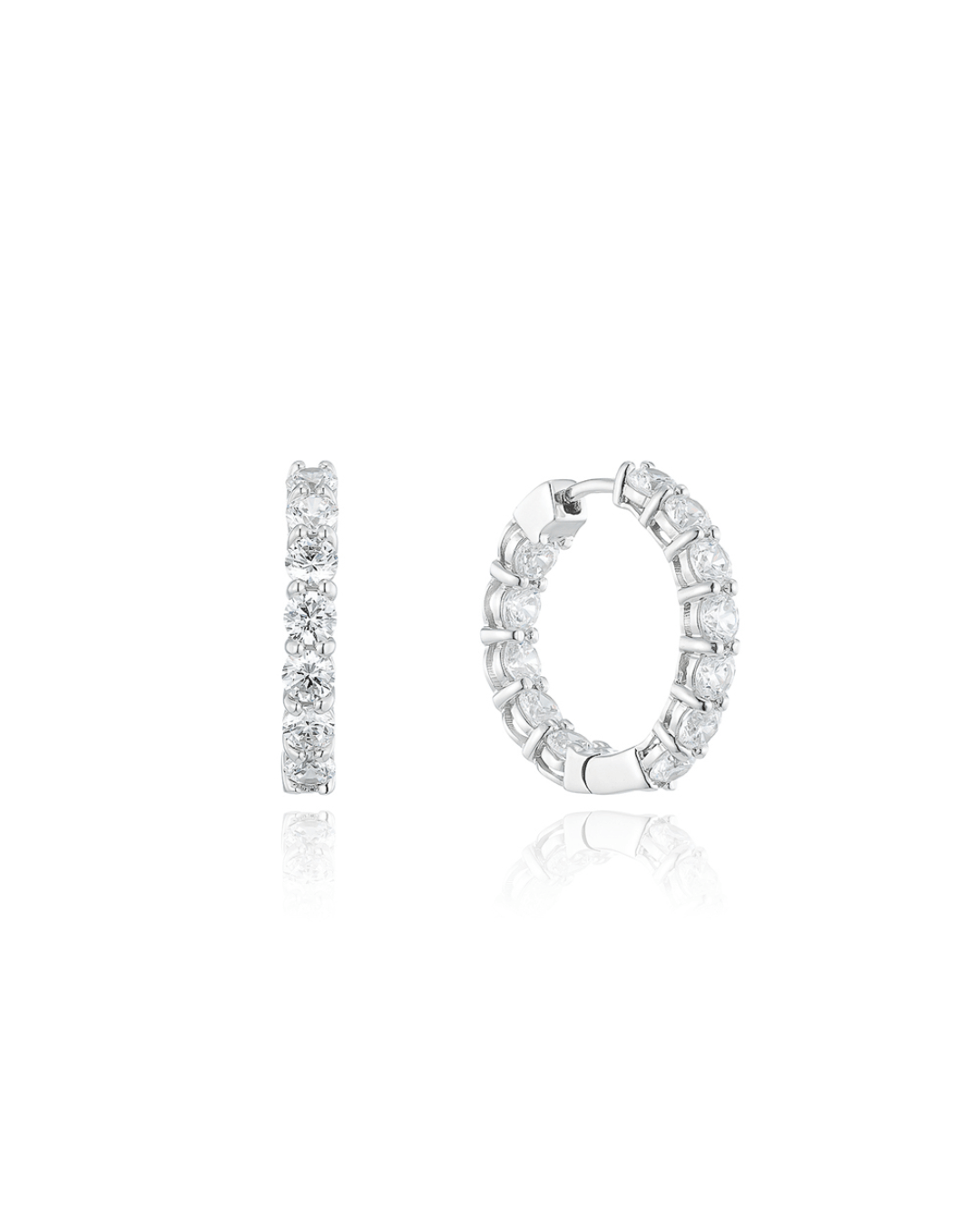 LLOYD 078 2mm Tennis Earrings (925 Silver)