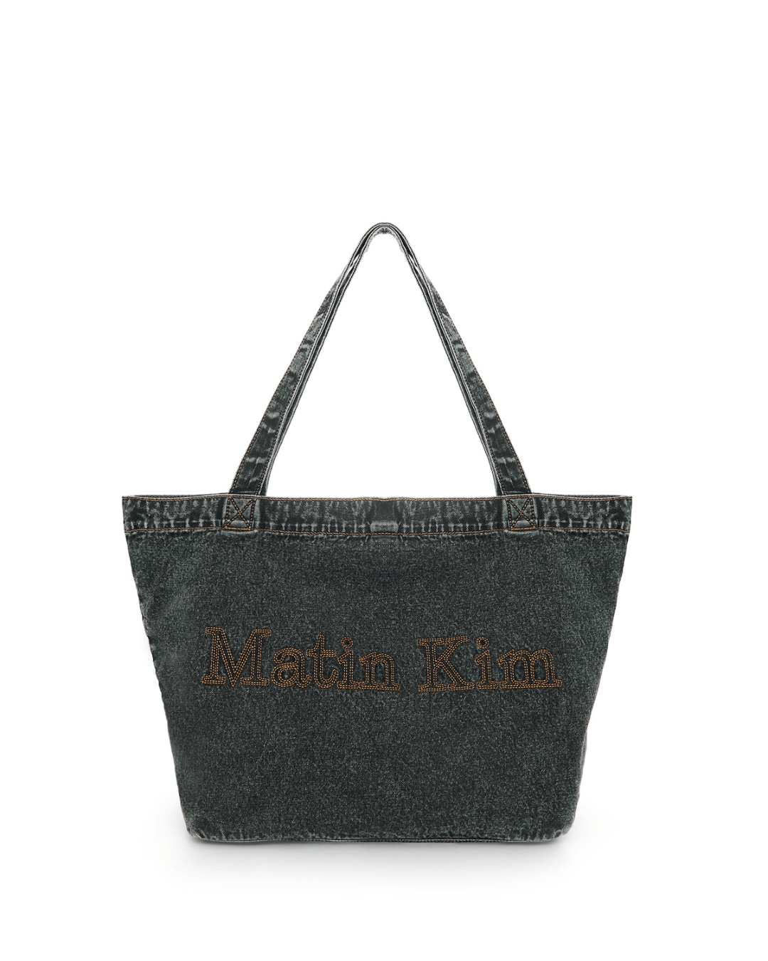 MATIN KIM 035 Stitch Denim Shoulder Bag (3colors)