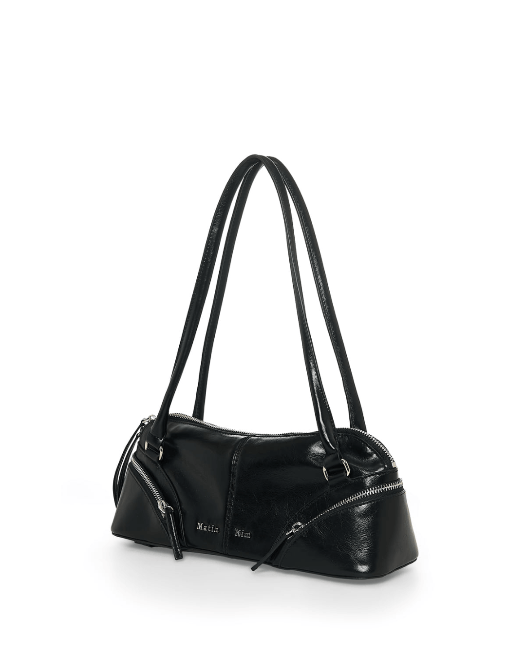 MATIN KIM 037 Curve Zip Baguette Bag (3colors)