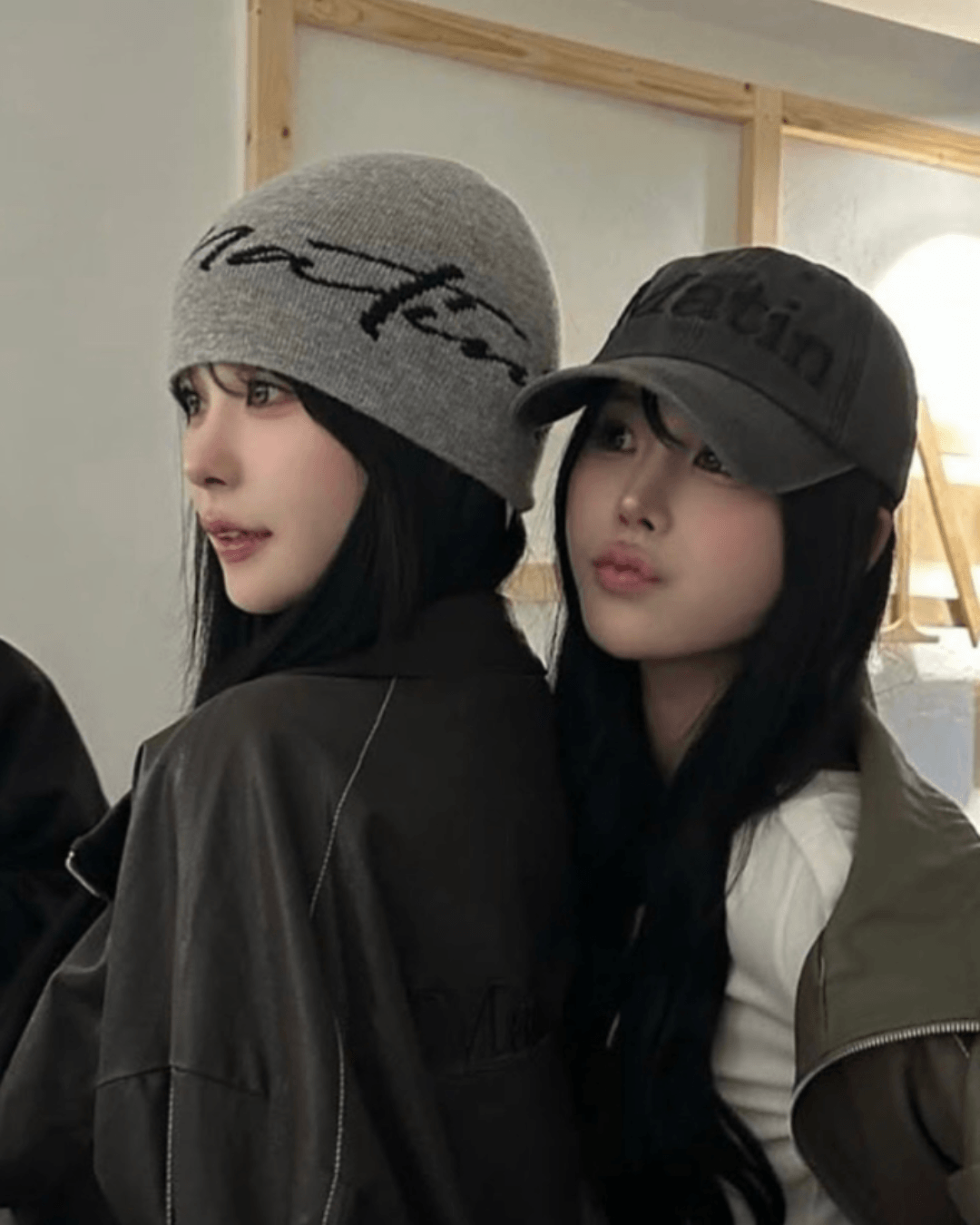 MATIN KIM 039 Logo Script Beanie - Doinklab Malaysia