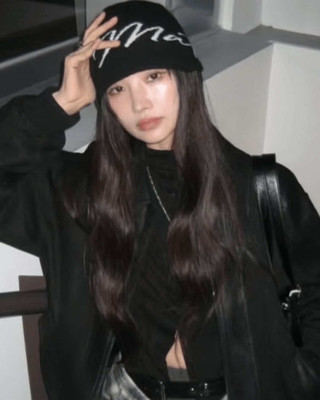 MATIN KIM 039 Logo Script Beanie - Doinklab Malaysia
