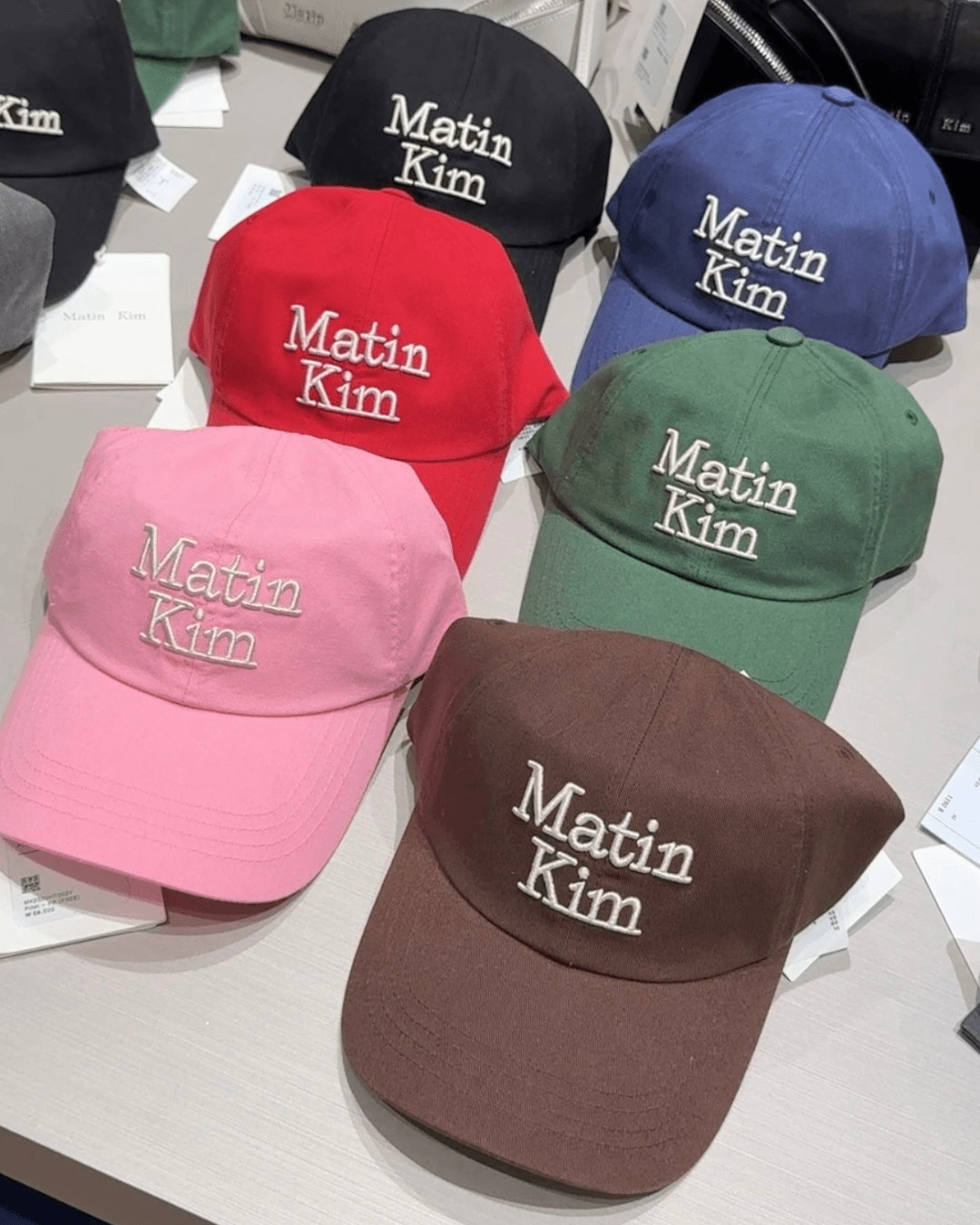 MATIN KIM 040 Volume Logo Ball Cap