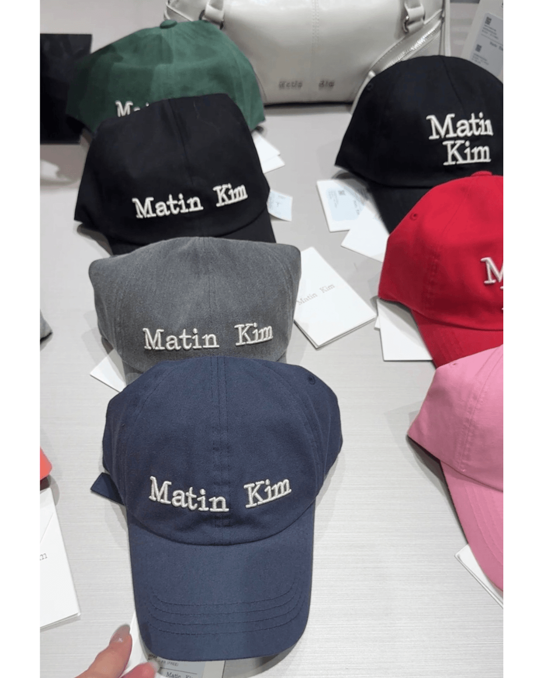 MATIN KIM 041 Classic Logo Ball Cap