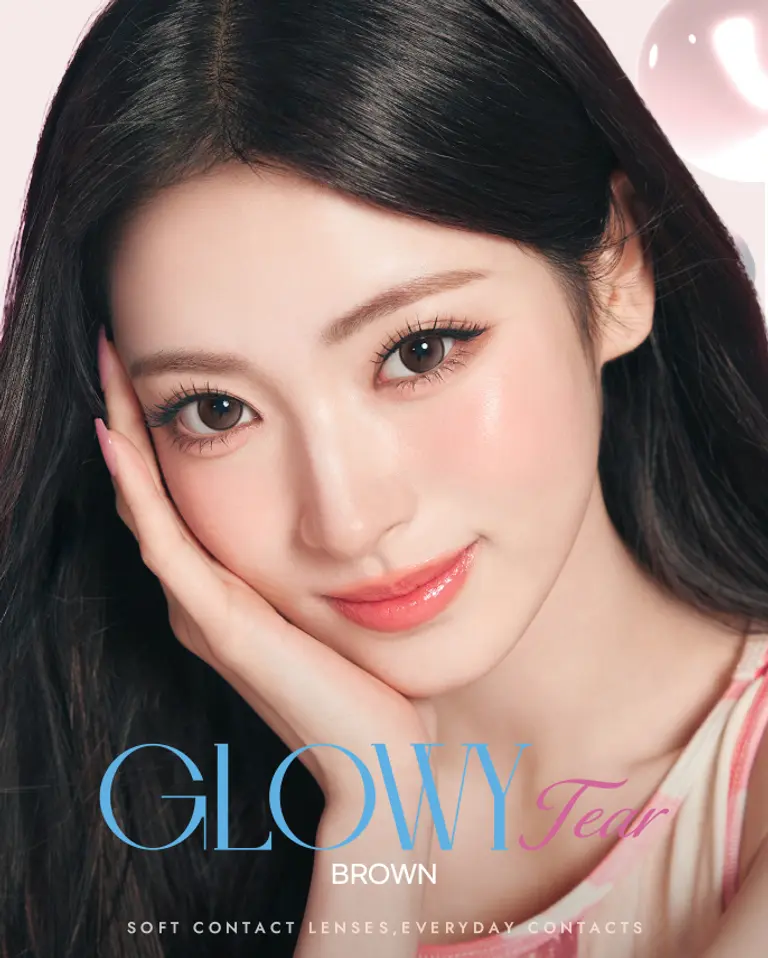 [MONTHLY] OLENS GLOWY TEAR CONTACT LENS (2P)